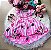 Vestido Infantil Temáticos da Gigi Minnie/Minie Rosa - Imagem 3