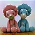Receita de Amigurumi Dinossauro Casal (Ref 26) - Imagem 1