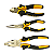 Kit 3 Alicates CrV - Universal, Bico e Corte - Imagem 3