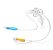 Cânula de Traqueostomia Flexível Shiley 10.0mm Com Balão / Reutilizável EVAC (Tapeguard) 10CN10ER - Covidien - Imagem 1
