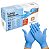 Luva Nitrílica Azul S/ Pó C/ 100 Tam: G - Descarpack - Imagem 1