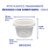 Potes Com Tampas PCT 25 UN (250 ml) - Imagem 3