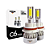 Kit 2 Lâmpada LED C6 mini 9004 30w 27.000lm 12v 6500k - Imagem 1