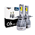Kit 2 Lâmpada LED C6 mini H4 30w 27.000lm 12v 8000k - Imagem 1