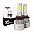 Kit 2 Lâmpada LED S6 Ultra 9005 50w 60.000lm 12v 6500k - Imagem 1