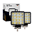 Kit 2 Farol LED Quadrado 48w 16 Leds 12v - 24v 6500k Aluminio - Imagem 1