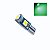 Lâmpada LED T5 Canbus 12v Verde - Imagem 1