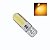 Lâmpada LED T10 Silicone COB 12v Amarela - Imagem 1
