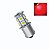Lâmpada LED 1 Polo BA15s 13 Led SMD 24v Vermelha - Imagem 1