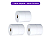 3 Rolos Etiqueta 40x25 - Coluna Dupla - Térmica - Imagem 1