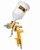 PISTOLA P/PINTURA GRAVITACIONAL 600CC INGCO ASG1061 - Imagem 1