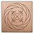 Kit 2 Gráficos MDF CRU 3mm 20x20 Radiestesia Modelos 47 e 48 (Turbilhao com Sol e Quadrado Magico) - Imagem 2