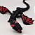 Dragão preto articulado com asas - Imagem 6