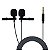 Microfone de Lapela Duplo com Fio - LAV-DUO Prostream - Imagem 1