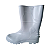 BOTA PVC CANO ALTO BRANCO SAFETY BOOTS CA 42149 KADESH - Imagem 2