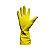 LUVA LATEX AMARELA MULTIUSO TAM M CA 45629 VOLK - Imagem 2