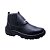 BOTINA COURO BIDENSIDADE BICO COMPOSITE 38 PRETA CA 42165 BRACOL - Imagem 1