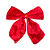 LACO NATAL DE VELUDO VERMELHO BRILHO LUXO 10X12 - Imagem 1
