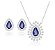 Conjunto Gota Cristal Azul | S1691571 - Imagem 2