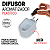 Aromatizador Difusor de aromas de óleos essenciais Elétrico Bivolt Plástico Preto com botão liga e desliga - Imagem 8