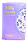 Biblia letra hipergigante ARC com harpa botão e caneta lilás com floral - Imagem 1