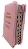 Biblia letra gigante ARC ZIPER com harpa rosa bebê BEIRA FLORAL - Imagem 1