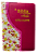 Biblia letra gigante NTLH com zíper s/ harpa rosa pink com floral - Imagem 1