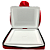 Bag bolsinho 45 litros com isopor Preto c/ Vermelho - Imagem 2