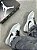 Nike Jordan 1 cinza/branco/preto LOW - Linha Premium - Imagem 4