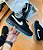 Nike Air Force 1 Nubuck Black/Blue - Linha premium - Imagem 1