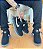 Nike Air Force 1 Nubuck Black/Blue - Linha premium - Imagem 6