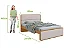 CAMA CASAL LOPAS LOOP CASAL OFF WHITE/AMENDOA CLEAN - Imagem 4