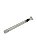 Piteira de Vidro Simples com Bocal Flat Plug Headshop - Imagem 1