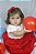 Vestido Infantil De Crochê Lavínia Vermelho - Imagem 3
