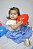 Vestido Infantil De Crochê Lavínia Azul-bebê - Imagem 4