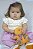 Vestido Infantil De Crochê Lavínia Bolinha Lilás - Imagem 3