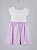 Vestido Infantil De Crochê Lavínia Bolinha Lilás - Imagem 1