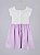 Vestido Infantil De Crochê Lavínia Bolinha Lilás - Imagem 2