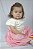 Vestido Infantil De Crochê Lavínia Bolinha Rosa-bebê - Imagem 3