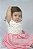 Vestido Infantil De Crochê Lavínia Bolinha Rosa-bebê - Imagem 4