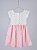 Vestido Infantil De Crochê Lavínia Bolinha Rosa-bebê - Imagem 2