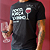 Camiseta Preta - Foco, Força e Vinho - Imagem 1