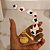Cenário Cartas - Alice no País das Maravilhas - 12cm - 1 unidade - Imagem 1