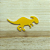Aplique Dinossauro - 3cm - 1 unidade - Imagem 2