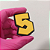 Aplique Idade Duplo - Super Mário - 5cm - 1 unidade - Imagem 1