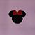 Aplique Minnie 3cm - Acrílico - 06 unidades - Imagem 1