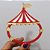 Cenário Tenda - Circo - 12cm - 1 unidade - Imagem 1