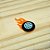Aplique Roda em chamas - Hot Wheels - 6cm - 1 unidade - Imagem 1