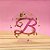 Cenário com Inicial - Pink - 6cm - 1 unidade - Imagem 1