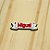 Aplique nome Faixa - Snoopy - 6cm - 1 unidade - Imagem 1